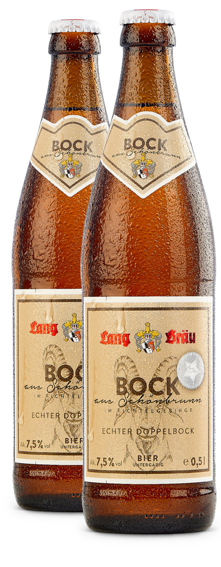 Bock Flasche Lang-Bräu