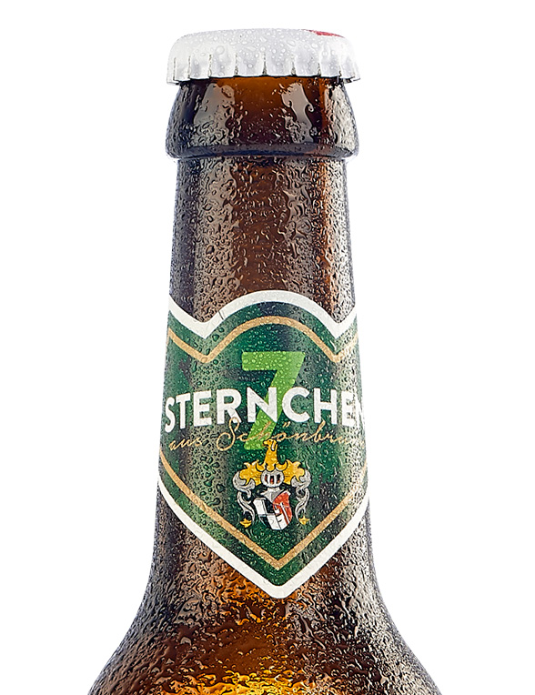 siebensternchen Lang-Bräu Flaschenkopf