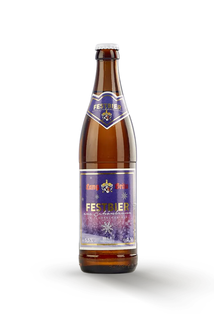 Bierflasche Festbier Lang-Bräu