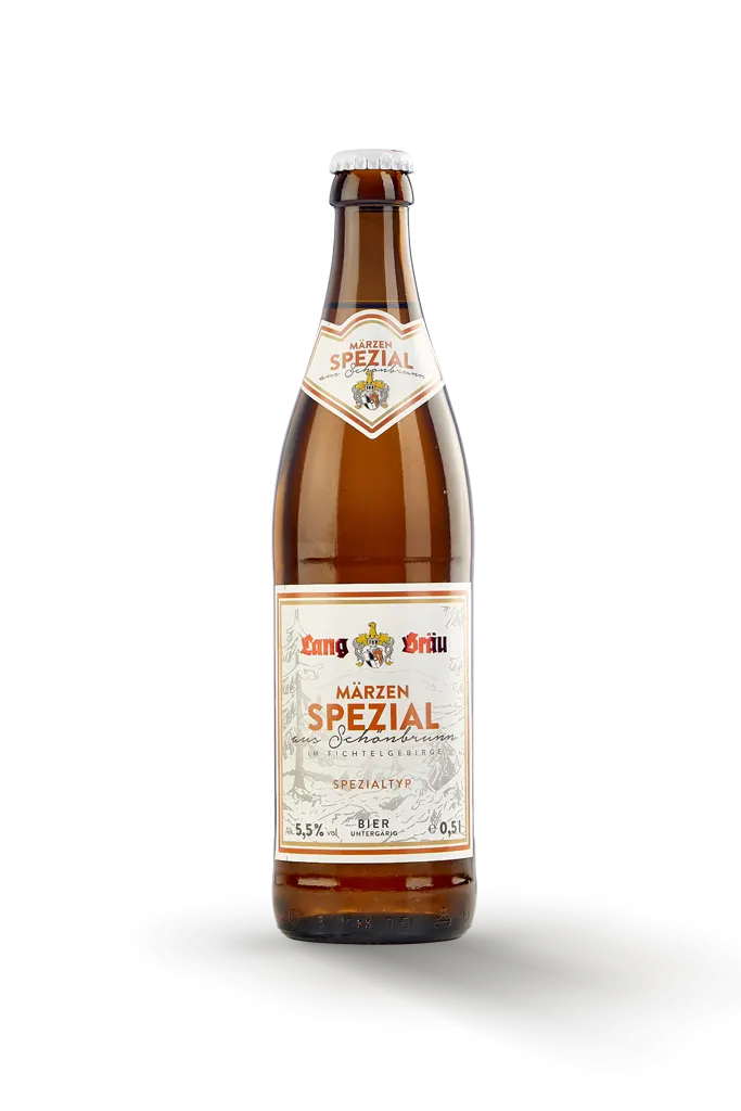 Beer bottle Maerzen special Lang-Bräu
