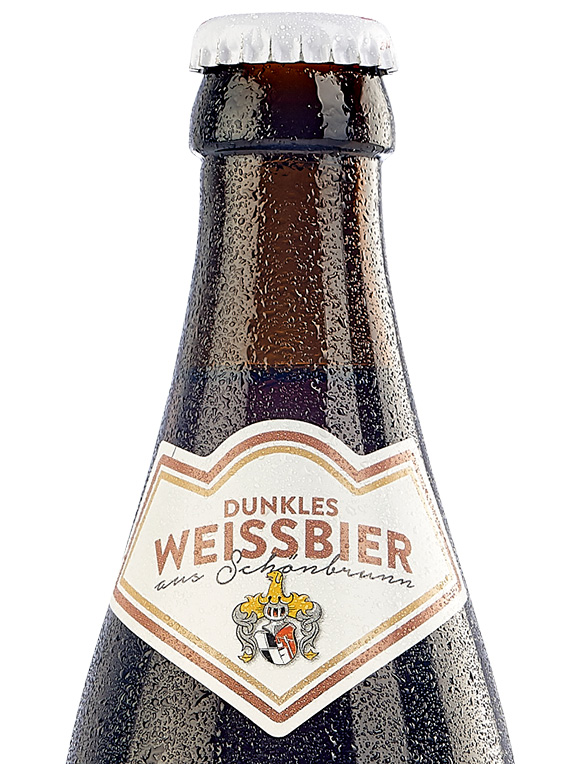 Dunkles Weissbier Flasche Lang-Bräu